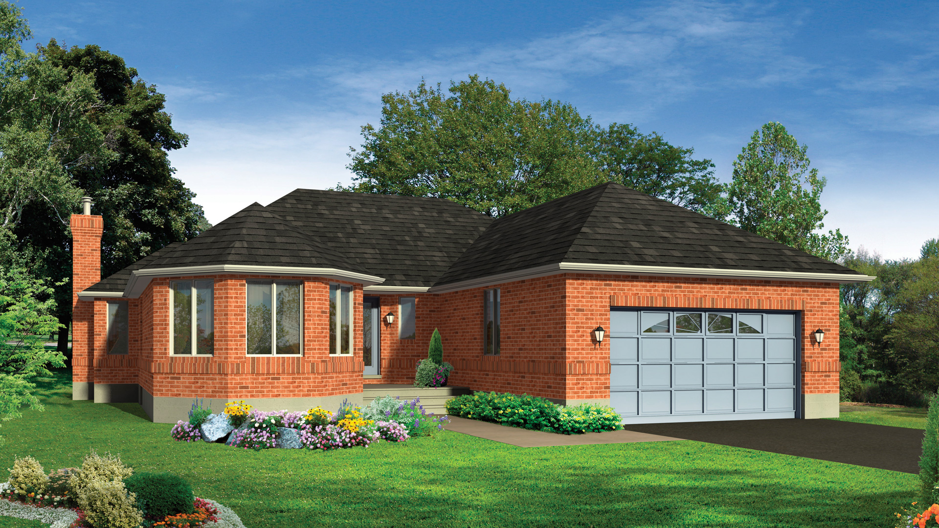 Ridgestone model Tradition house Onestorey Guildcrest is the